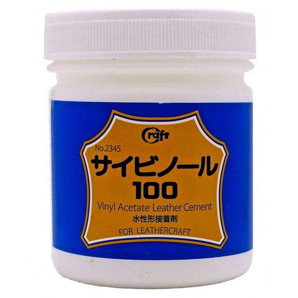 Craft Sha Leathercraft 150Ml 100 Vinyl Acetate Leather Cement Flexible Clear Glue Adhesive, For Joining & Gluing Edges in Leatherwork