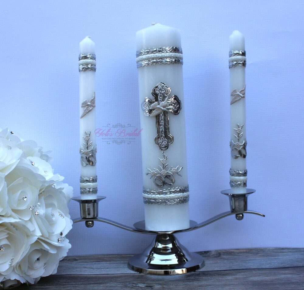 Wedding Unity Candle Set With Or Without The Holder