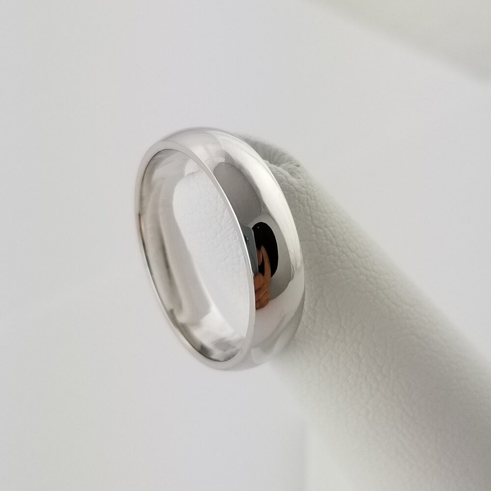 sterling Silver Wedding Band For Woman Man Classic 5mm Domed Comfort Fit Ring Gift Him Promise Him Minimalist Usa