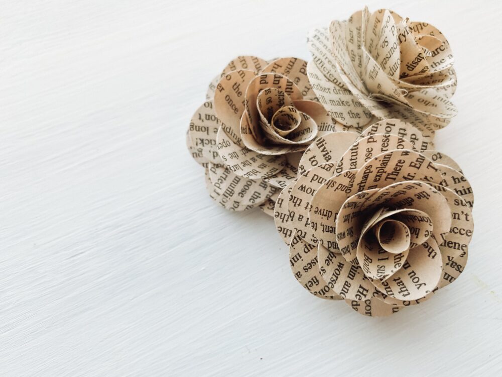 Book Page Flowers Wedding Bouquet Upgrade - Lover Fairytale