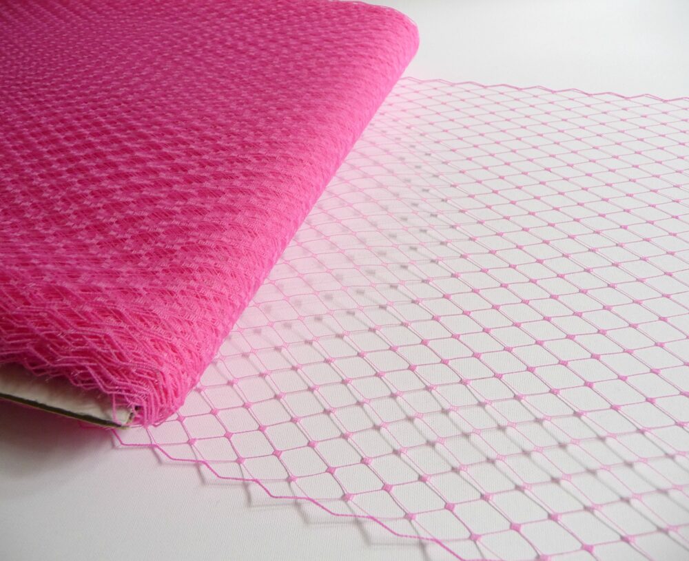 Hot Pink Veiling For Hats Millinery Supply 9 Inch Birdcage Russian French Netting Diy Veils Blushers Fascinators