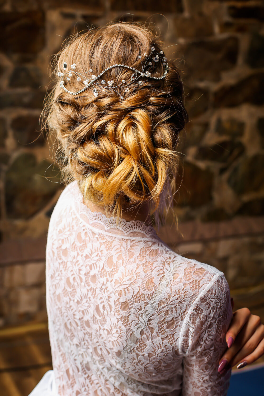 Delicate Crystal Bridal Hair Comb Czech Pearls & Rhinestones, Romantic Wedding Hairpiece