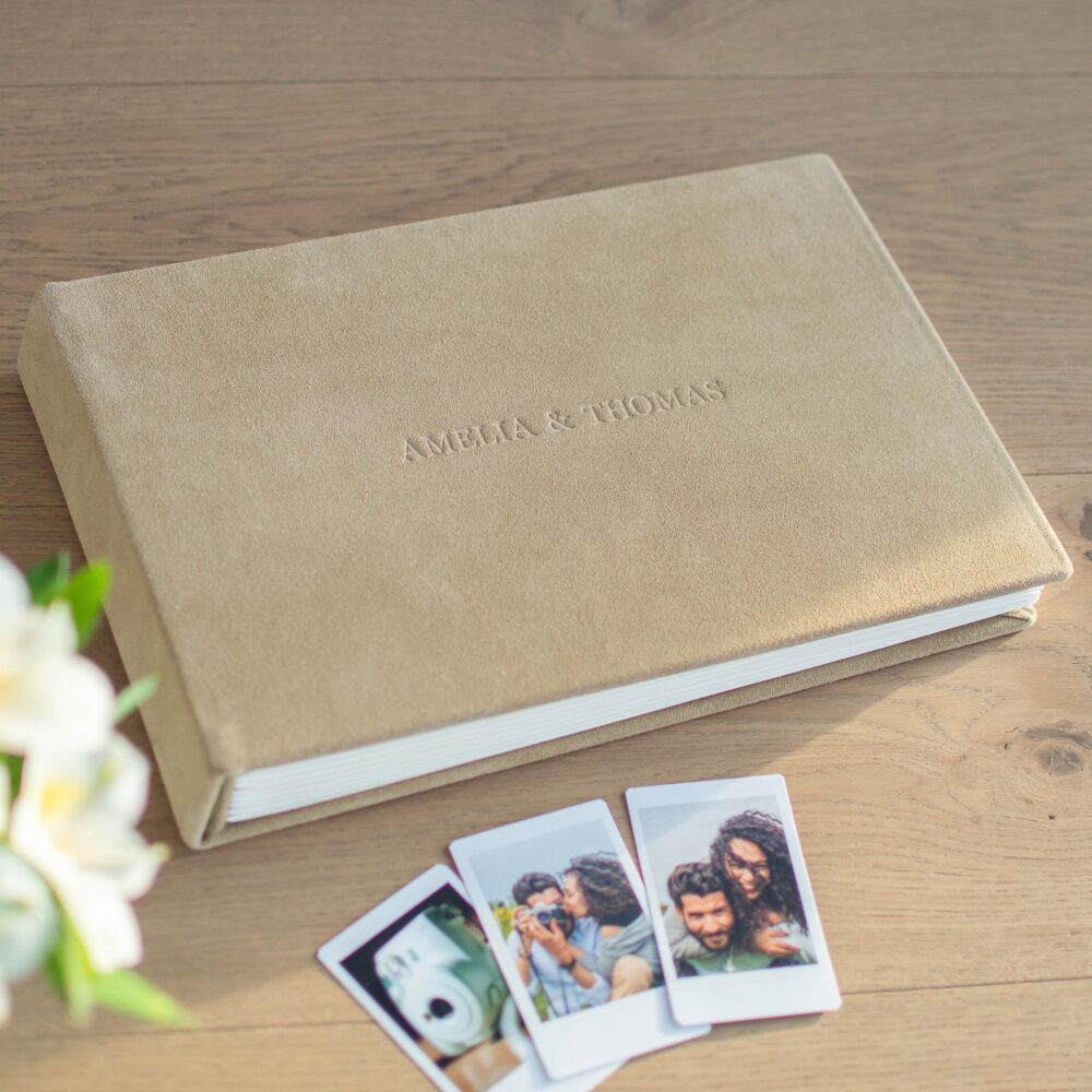Wedding Guest Book For All Instant Film Sizes | Instax Mini Album Photo Booth 4x6 2x6 Photos Suede With Pockets