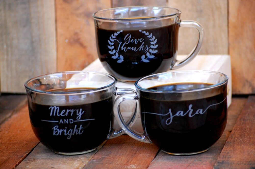 Wedding Favor Coffee Mugs, Bar, Reception, Guest Gifts, Cups, Rustic Favors, Personalized Winter