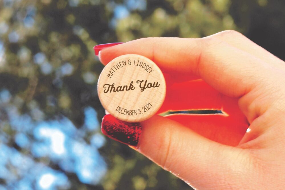 Wedding Party Favors For Guests in Bulk, Bulk Favors, Rustic Wine Thank You Personalized Corks