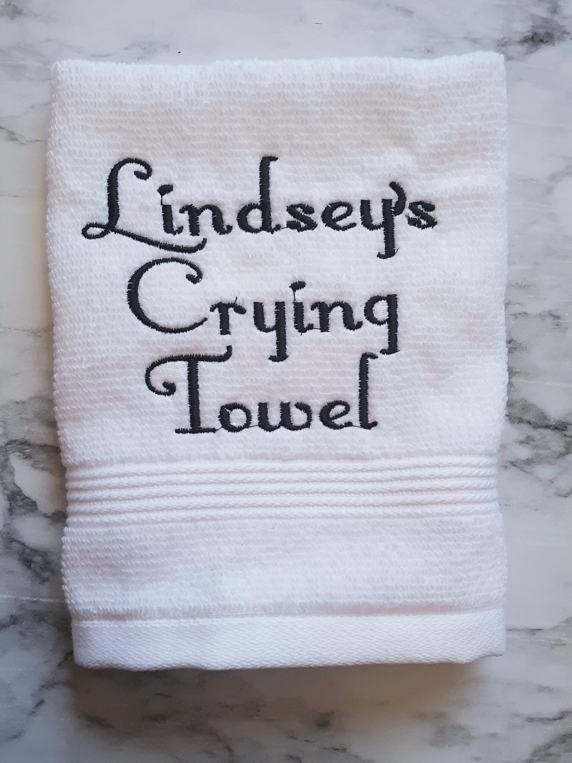 Crying Towel – Personalized Wedding Father Of The Bride Gift Mother Groom And